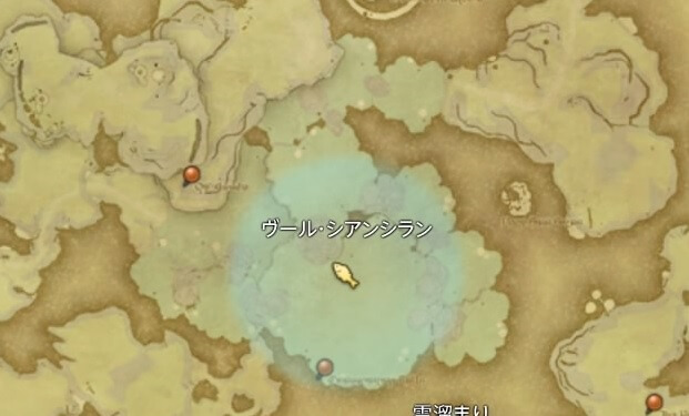 Ff14 釣り 釣り手帳埋め アバラシア雲海の釣り場と魚