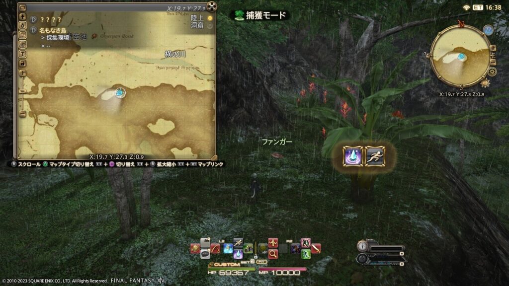 ファンガー,ff14,無人島