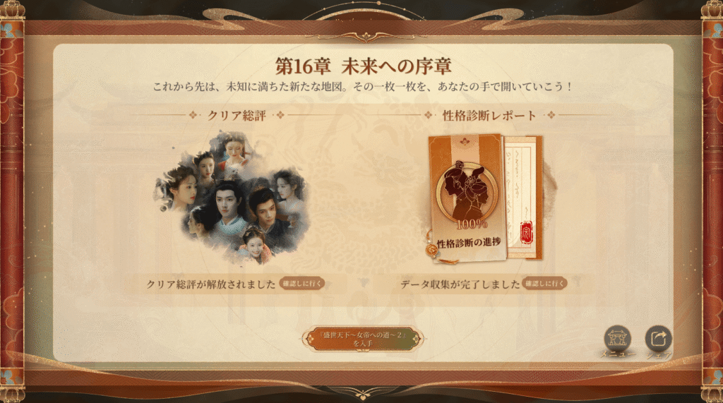 盛世天下,女帝への道,攻略,