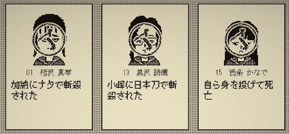 デスゲームの報告書,攻略,実績,