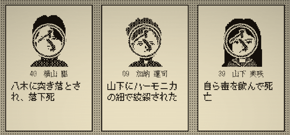 デスゲームの報告書,攻略,実績,